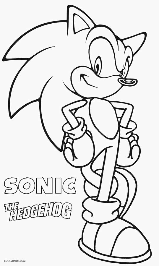 Sonic Printable Coloring Pages
 Printable Sonic Coloring Pages For Kids