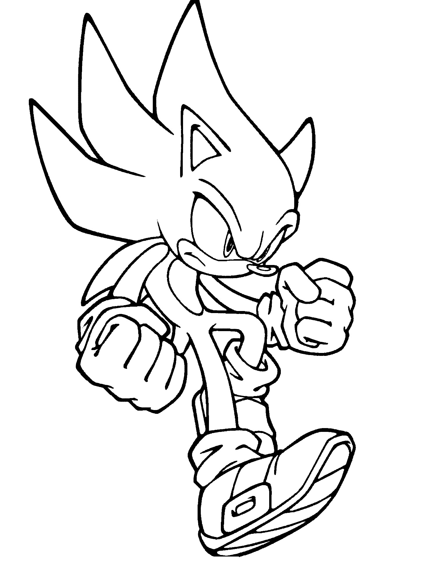 Sonic Printable Coloring Pages
 Sonic the Hedgehog Coloring Pages
