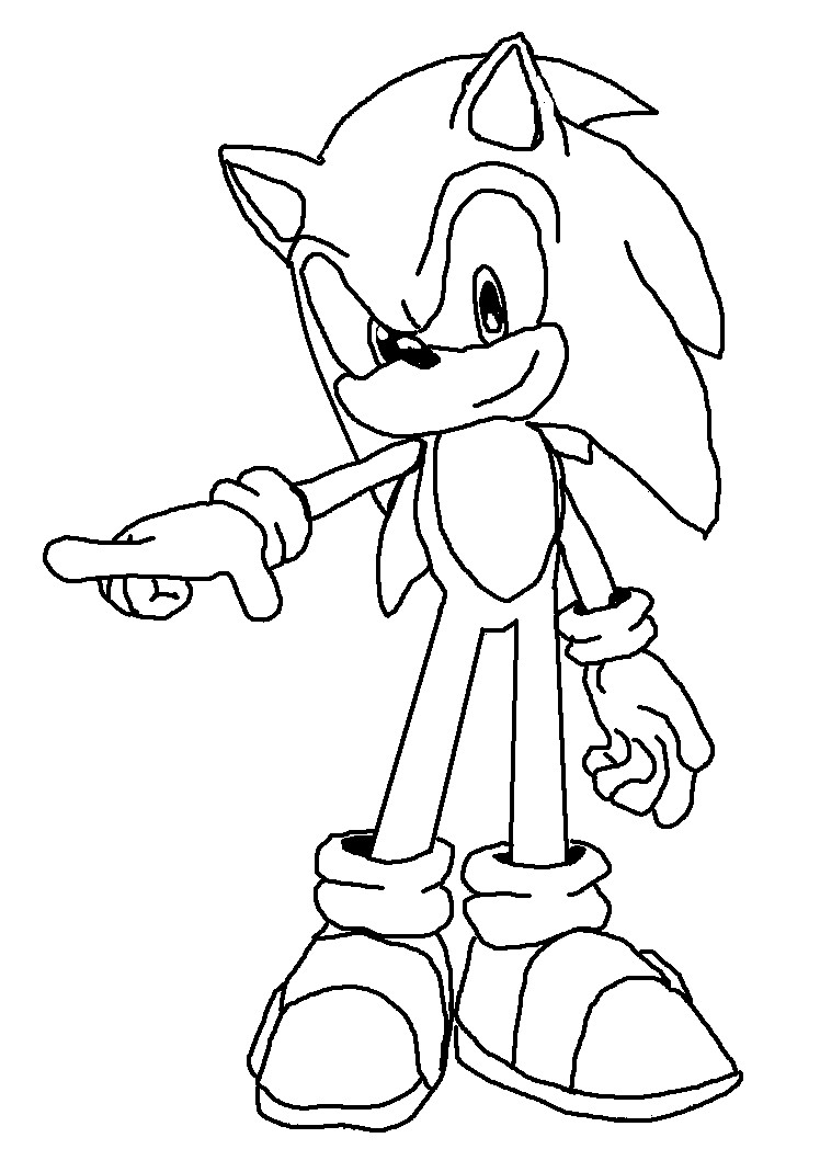 Sonic Printable Coloring Pages
 Free Printable Sonic The Hedgehog Coloring Pages For Kids