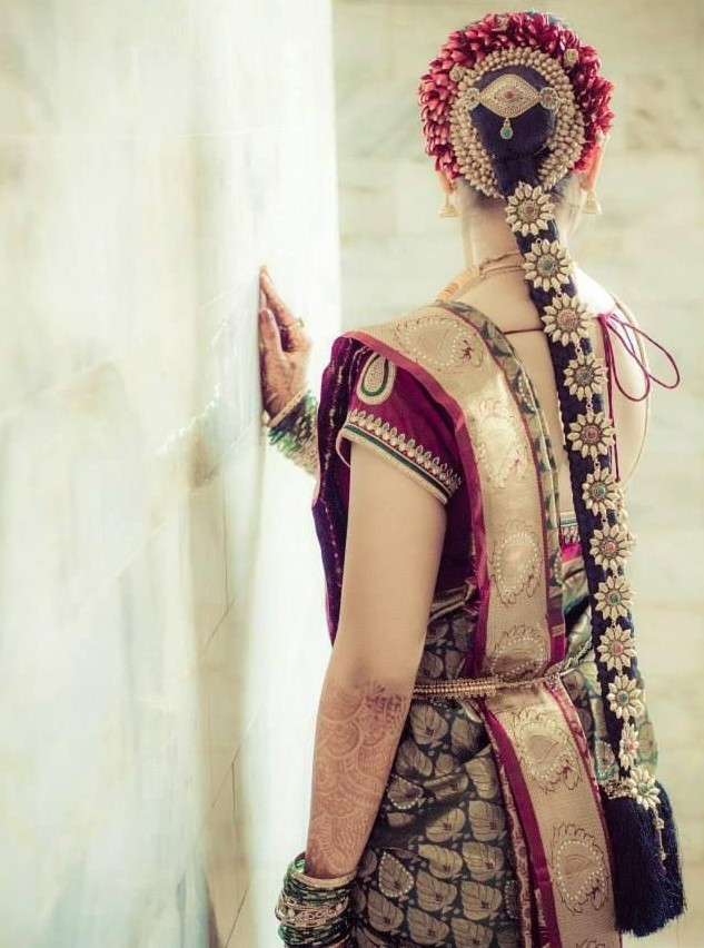 South Indian Wedding Hairstyles
 New South Indian Bridal Hairstyles For Wedding