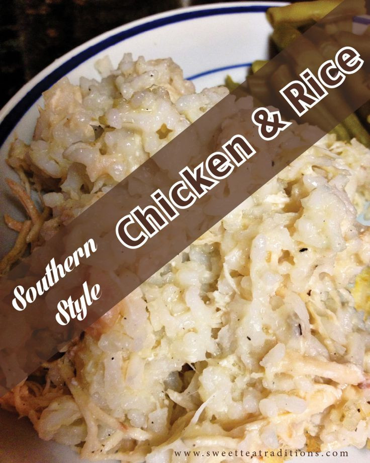 Southern Chicken And Rice Casserole
 southern boiled chicken and rice recipe