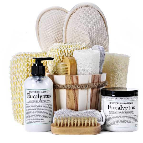 Spa Basket Gift Ideas
 Organic Eucalyptus Spa Basket Gourmet Gift Baskets For
