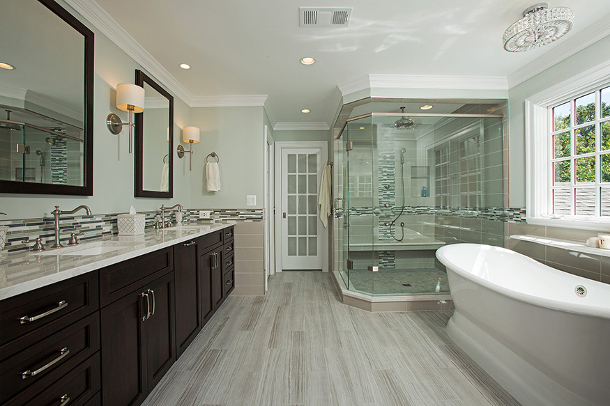Spa Like Master Bathroom
 Spa Like Master Bathroom in Oakton VA by Berriz Design