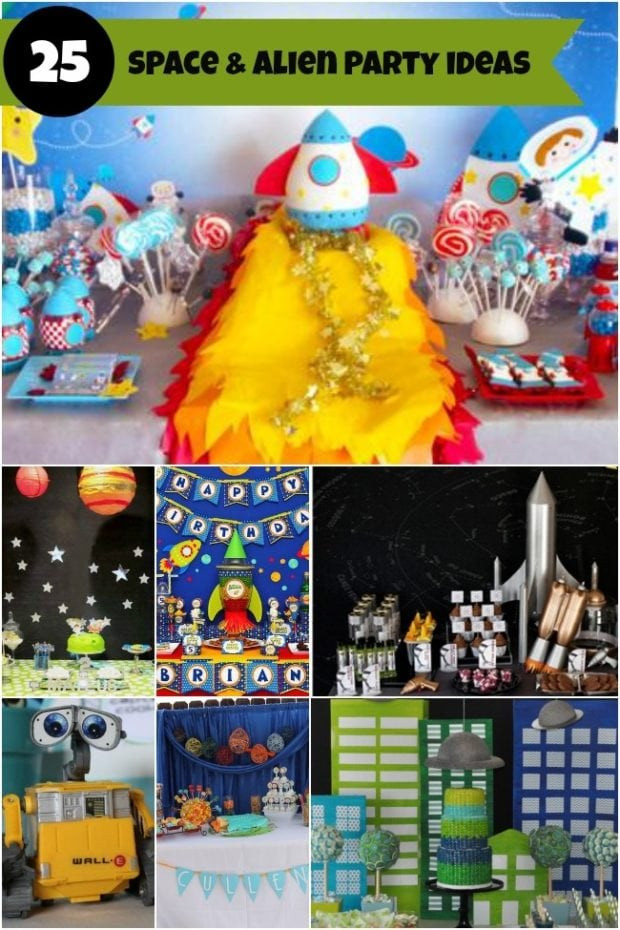Space Birthday Party Supplies
 25 Alien & Space Themed Birthday Party Ideas