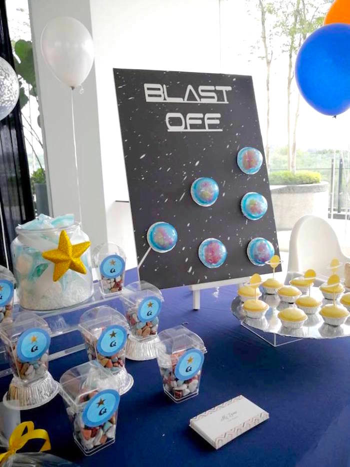 Space Birthday Party Supplies
 Kara s Party Ideas Outer Space Birthday Party