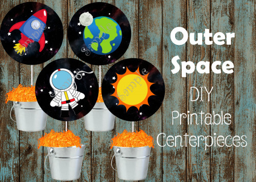 Space Birthday Party Supplies
 Outer Space Centerpieces Outer Space Birthday Party