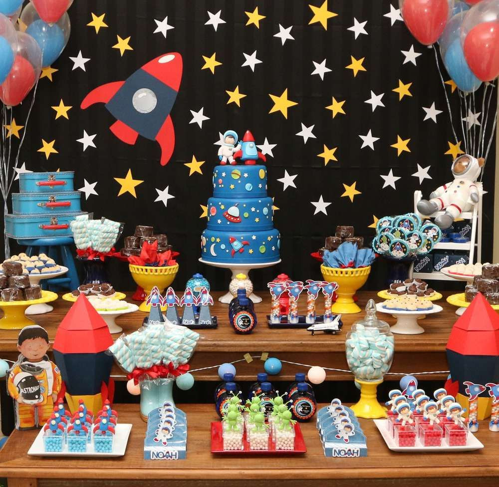 Space Birthday Party Supplies
 What an amazing outer space birthday party See more party