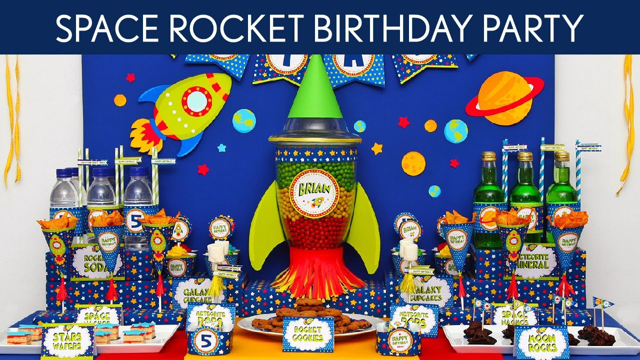 Space Birthday Party Supplies
 Space Rocket Birthday Party Ideas Space Rocket B44