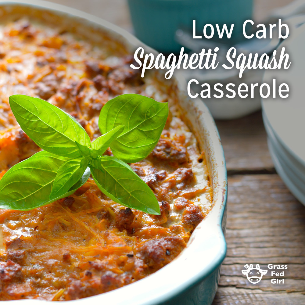 Spaghetti Squash Low Carb
 Low Carb Baked Spaghetti Squash Casserole Recipe