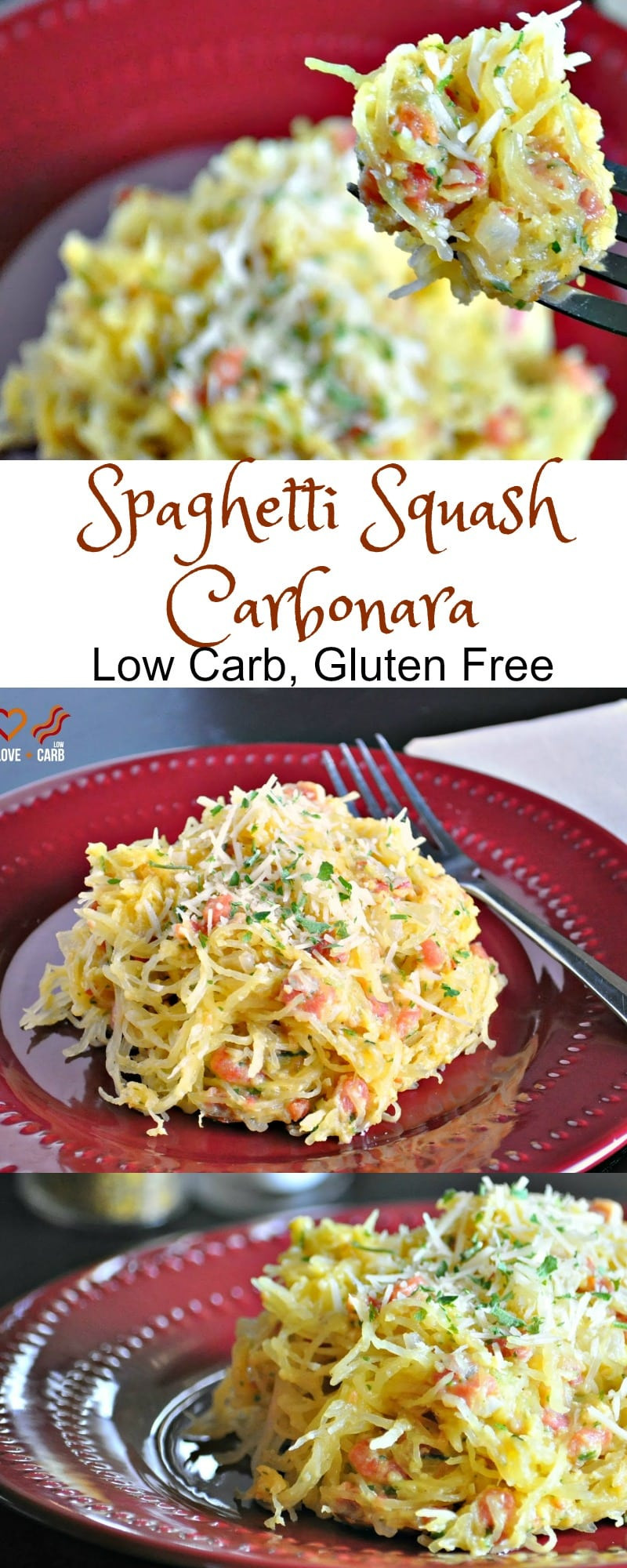 Spaghetti Squash Low Carb
 Low Carb Pasta Carbonara