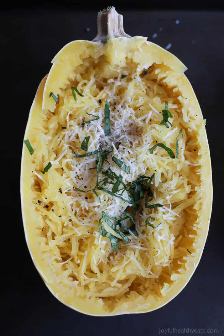 Spaghetti Squash Recipe Microwave
 Parmesan Herb Microwave Spaghetti Squash