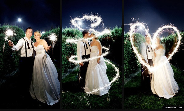 Sparkler Wedding Photography
 Ignite Your Night With Sparklers At Your Wedding