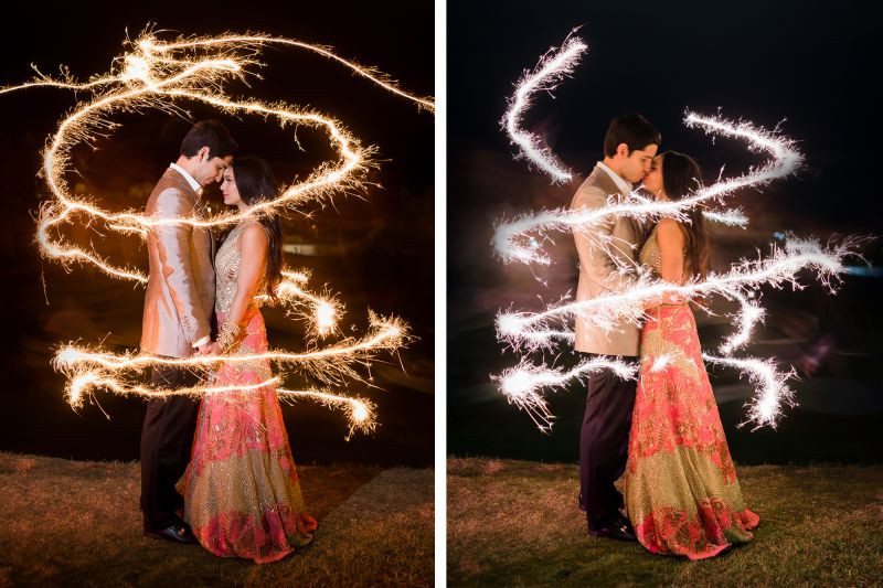 Sparkler Wedding Photography
 How To Take Sparkler