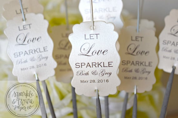 Sparklers As Wedding Favours
 Sparkler Tags Wedding Sparklers Tags Sparkler by