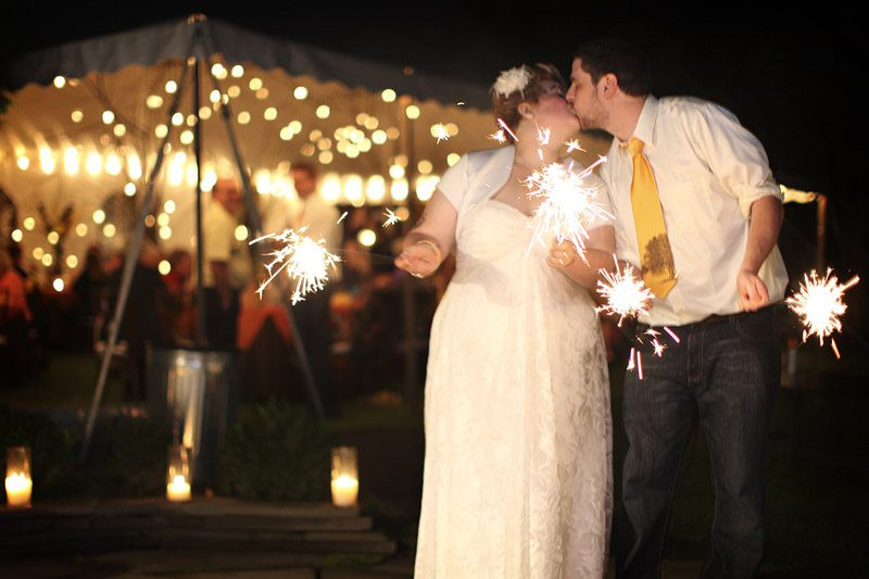 Sparklers For Wedding Reception
 A DIY Fall Wedding The Sweetest Occasion