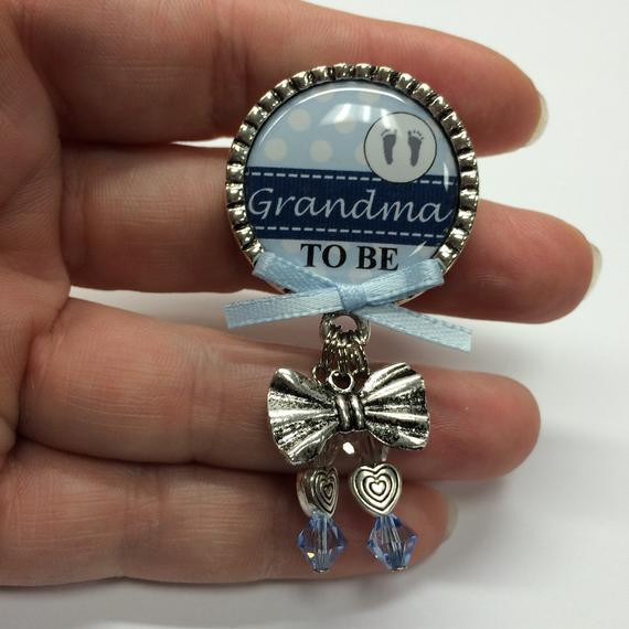 Special Baby Gifts From Grandma
 Grandma to be pin Baby Boy Personalized Gift Baby Shower