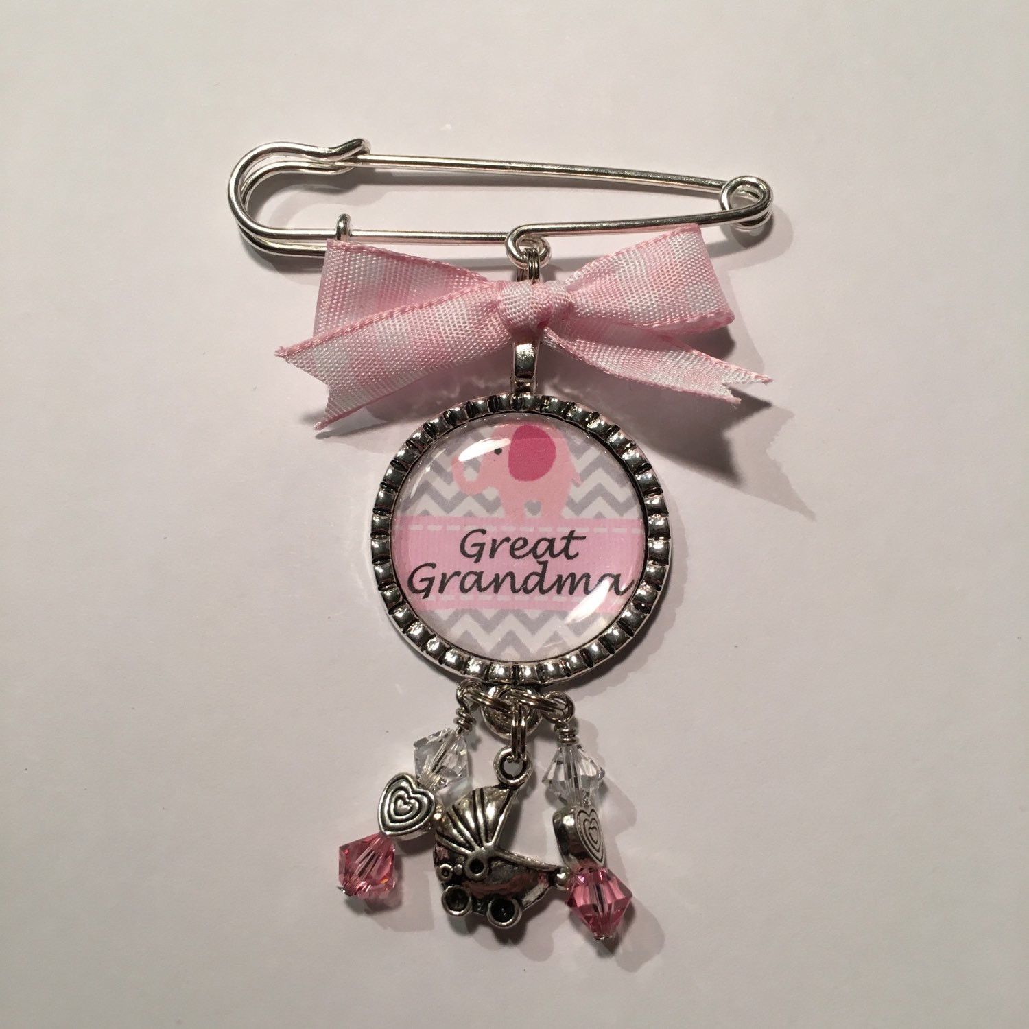 Special Baby Gifts From Grandma
 Great Grandma pin Baby Girl Personalized Gift Baby Shower