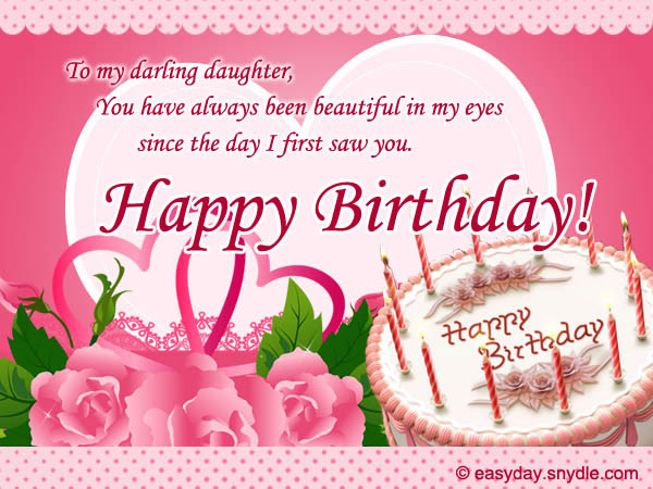 Special Birthday Wishes For Daughter
 Birthday Messages for Your Daughter – Easyday