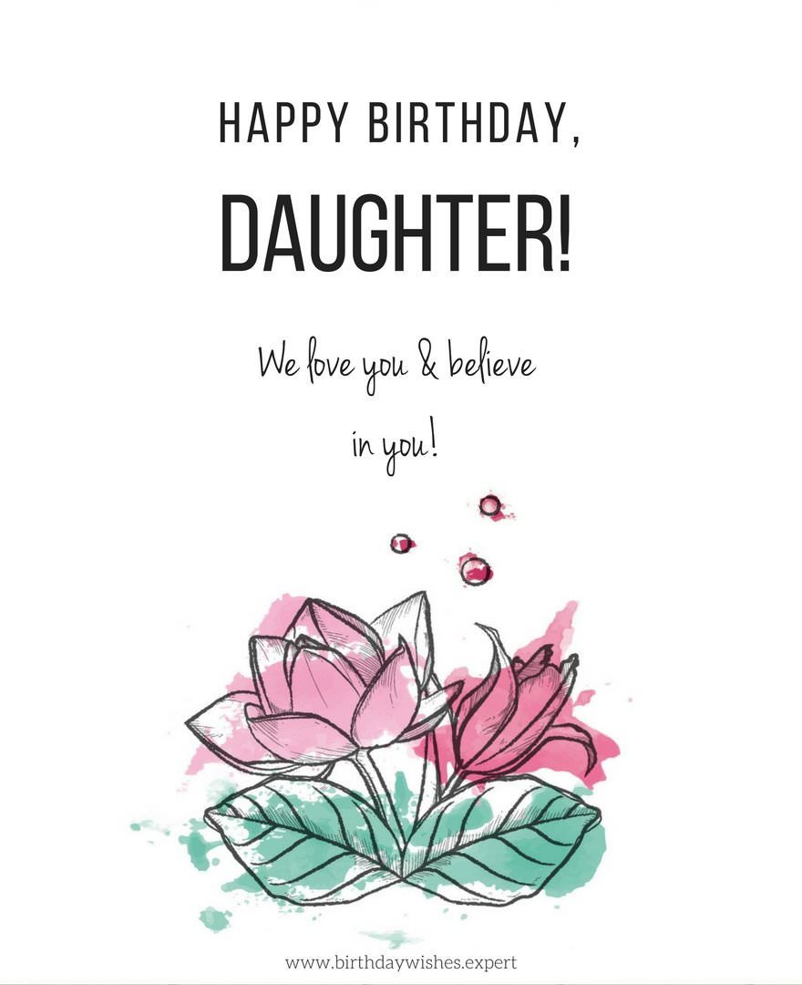 Special Birthday Wishes For Daughter
 Happy Birthday my Sweet Daughter