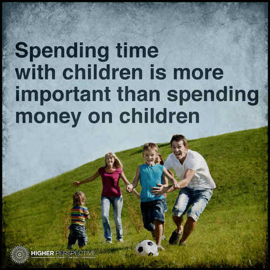 Spending Time With Children Quotes
 Spending time with children is more important than