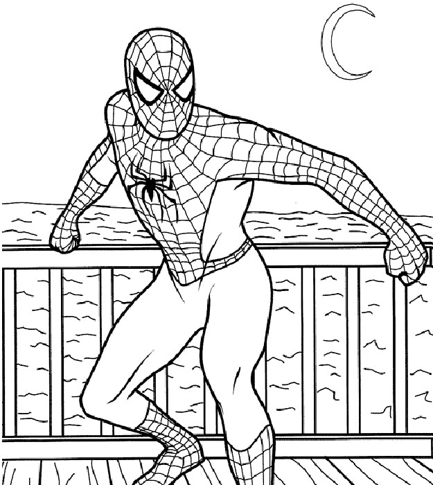 Spiderman Coloring Pages For Kids
 Interactive Magazine Coloring pictures of spiderman