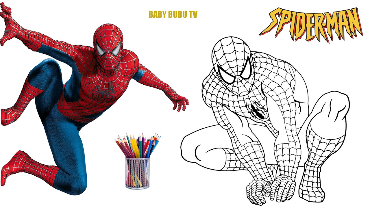 Spiderman Coloring Pages For Kids
 Spiderman Coloring Book Coloring Pages For Kids
