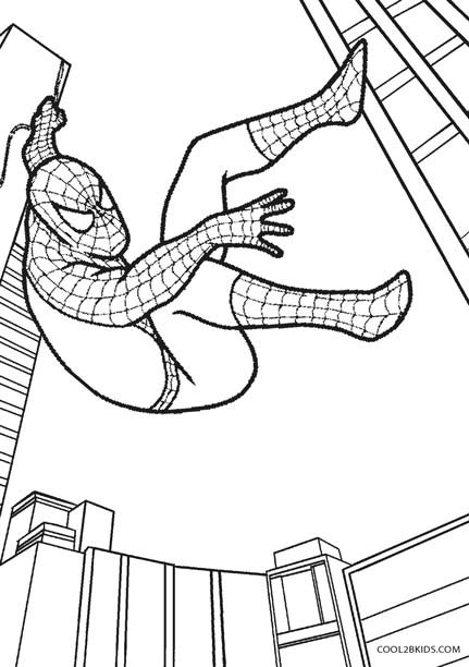 Spiderman Coloring Pages For Kids
 Printable Spiderman Coloring Pages For Kids
