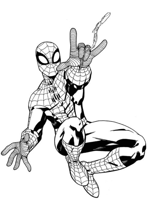 Spiderman Coloring Pages For Kids
 Spiderman Coloring Pages For Kids Disney Coloring Pages