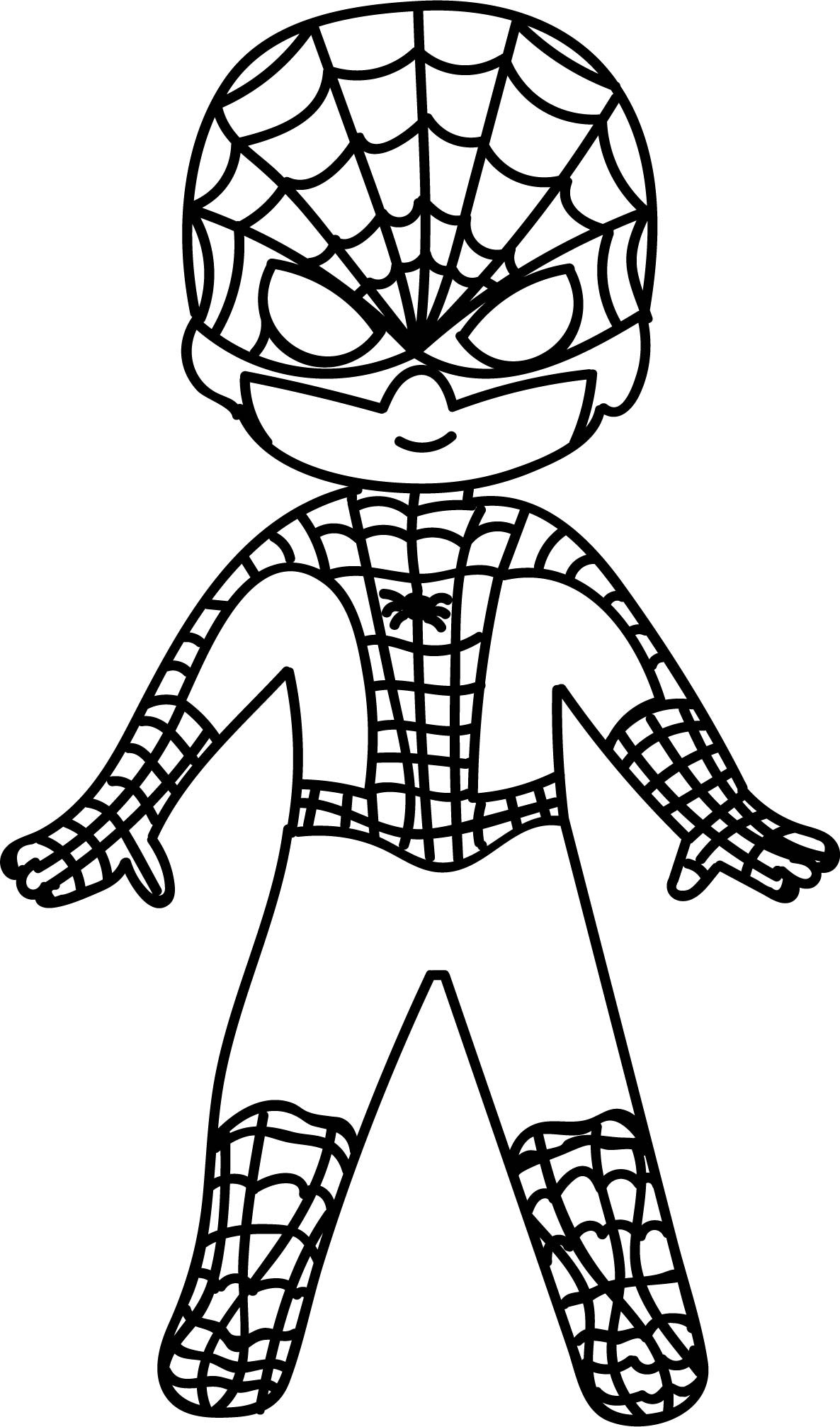 Spiderman Coloring Pages For Toddlers
 Spiderman Head Drawing at GetDrawings