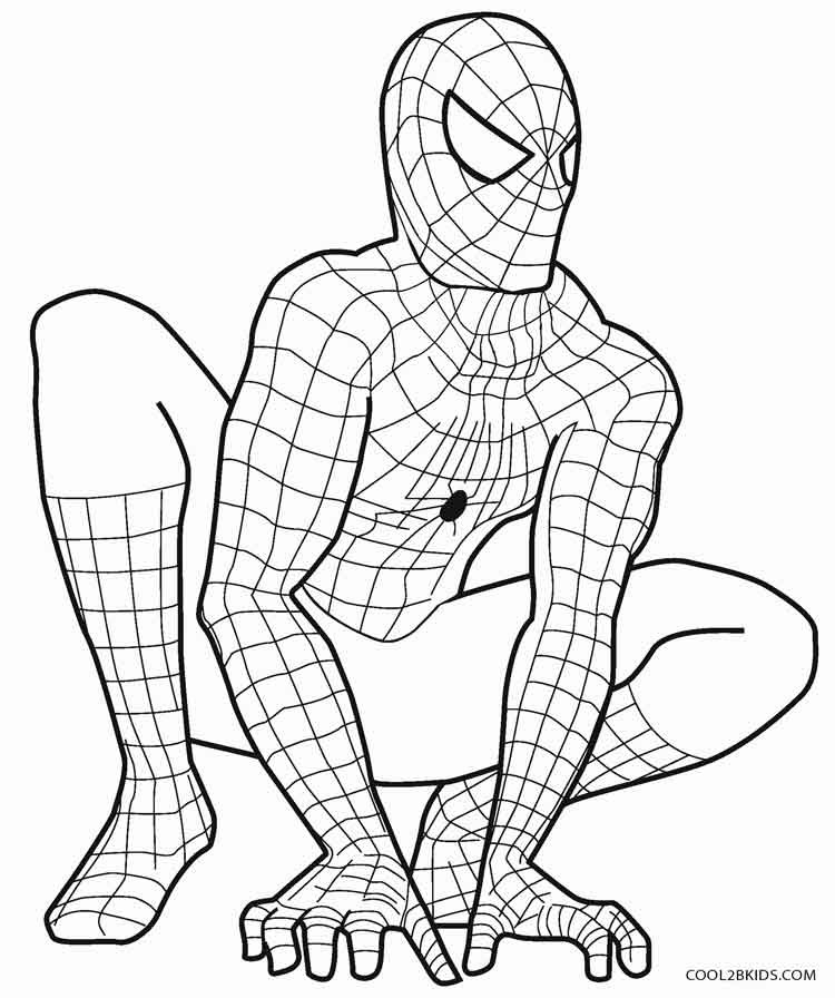 Spiderman Coloring Pages For Toddlers
 Printable Spiderman Coloring Pages For Kids Cool2bKids