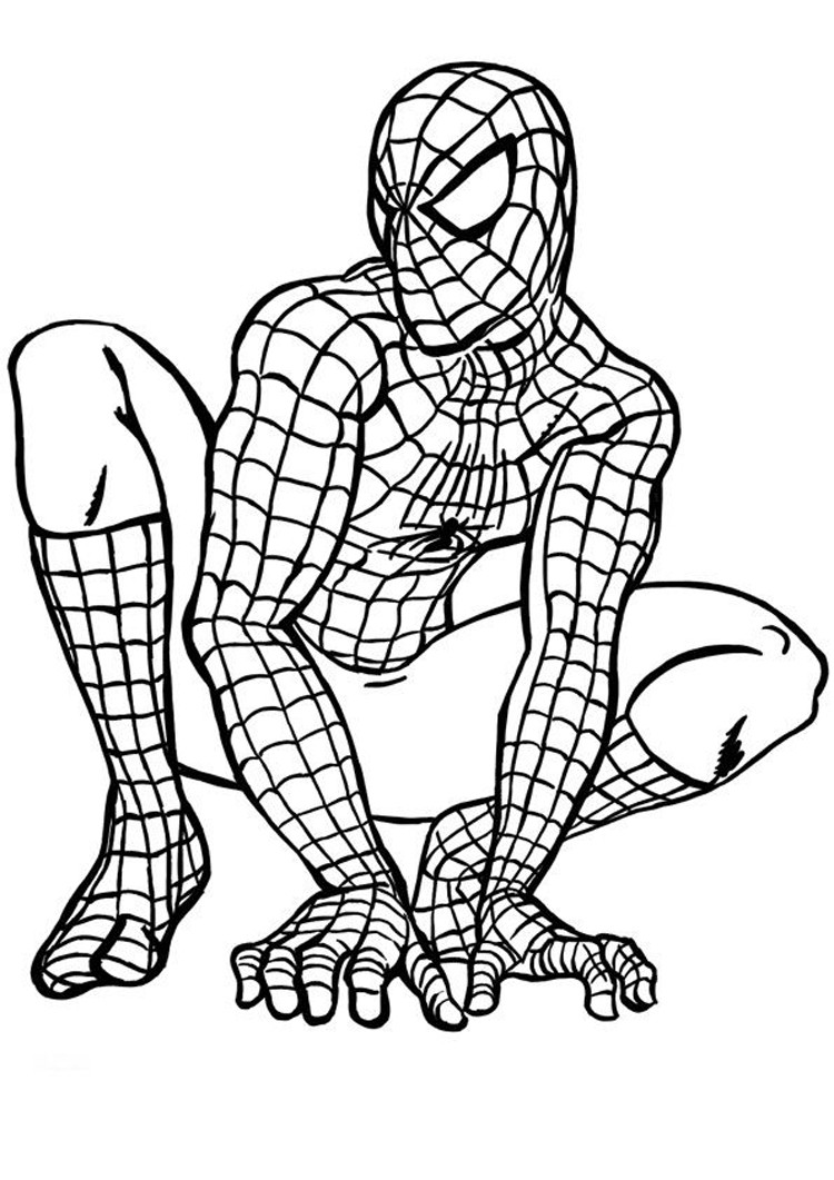 Spiderman Coloring Pages For Toddlers
 Spiderman free to color for children Spiderman Kids