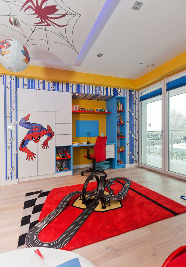 Spiderman Kids Room
 20 Kids Bedroom Ideas With Spiderman Themed