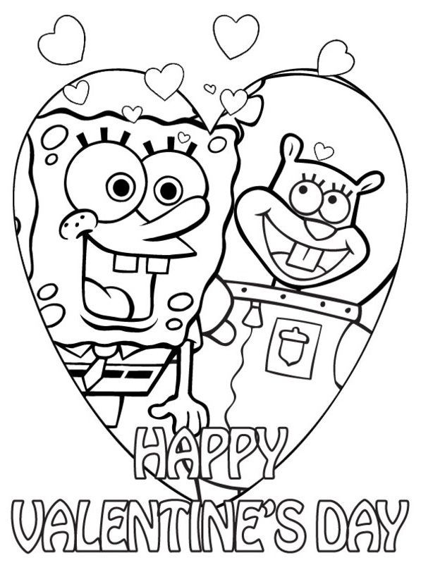 Spongebob Coloring Pages For Boys
 43 best Valentine s Day images on Pinterest