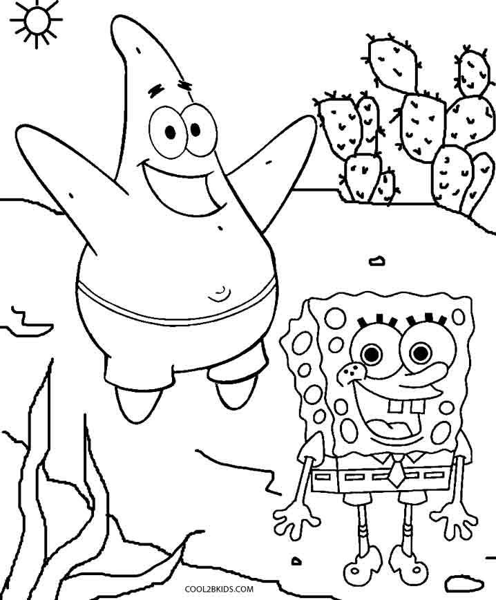 Spongebob Coloring Pages For Boys
 Printable Spongebob Coloring Pages For Kids