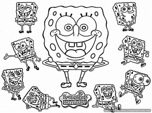 Spongebob Coloring Pages For Boys
 Free Spongebob Karate Coloring Download Free