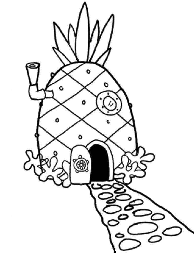 Spongebob Coloring Pages For Boys
 Spongebob Pineapple Coloring Pages – From the thousands of