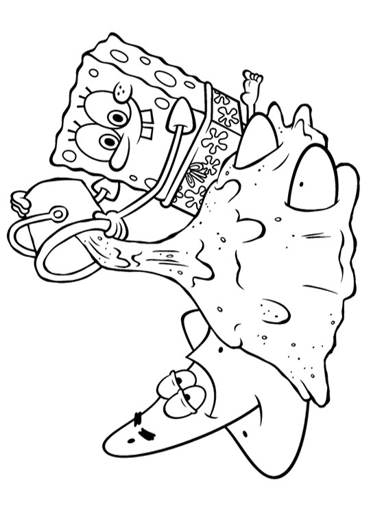 Spongebob Coloring Pages For Kids
 Kids Page Spongebob Coloring Pages for Kids