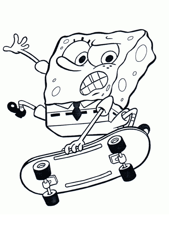 Spongebob Coloring Pages For Kids
 Kids Page Spongebob Coloring Pages for Kids
