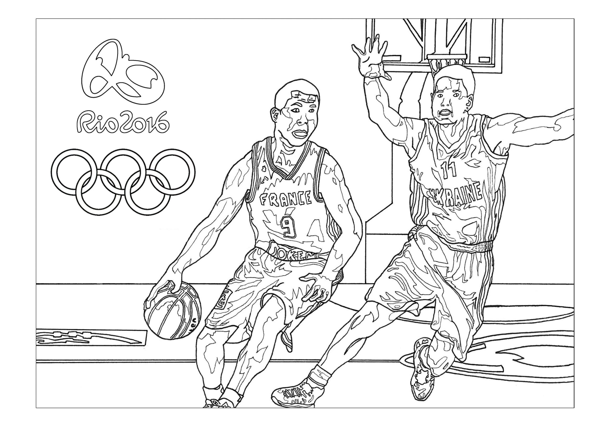 Sports Coloring Books For Adults
 Free coloring page coloring adult rio 2016 olympic games