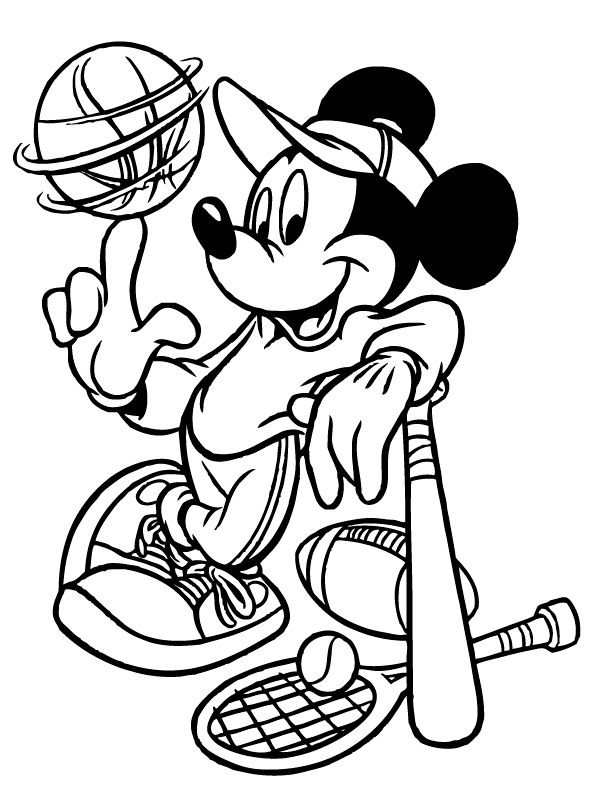 Sports Coloring Books For Adults
 Alfa img Showing Sports Coloring Pages Goofy