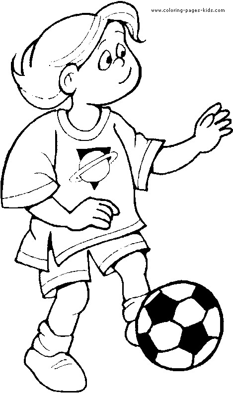 Sports Coloring Pages For Girls
 Soccer girl coloring page
