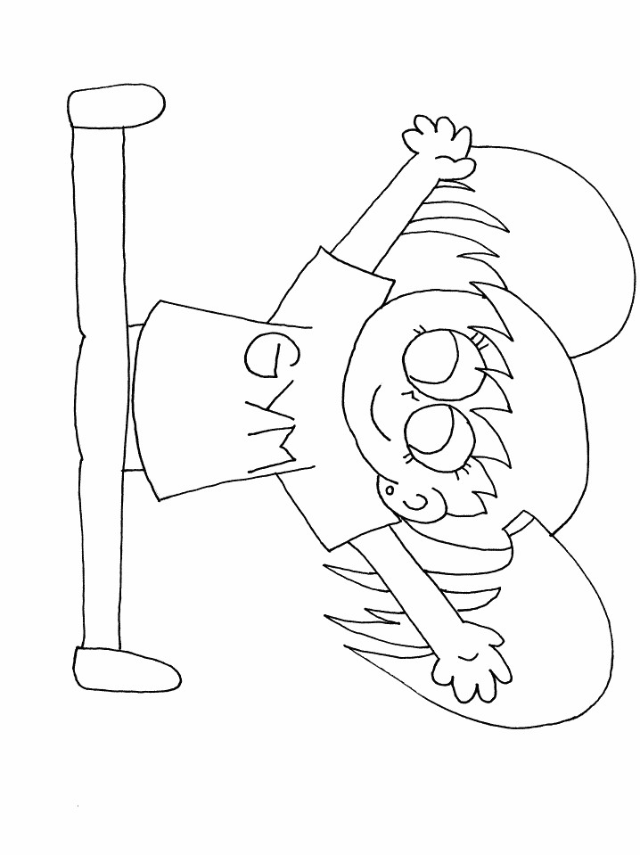 Sports Coloring Pages For Girls
 Gym Girl Sports Coloring pages for GIRLS Free Printable