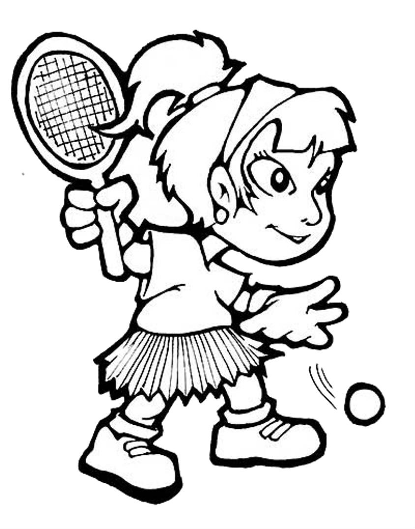Sports Coloring Pages For Girls
 Sports graph Coloring Pages Kids