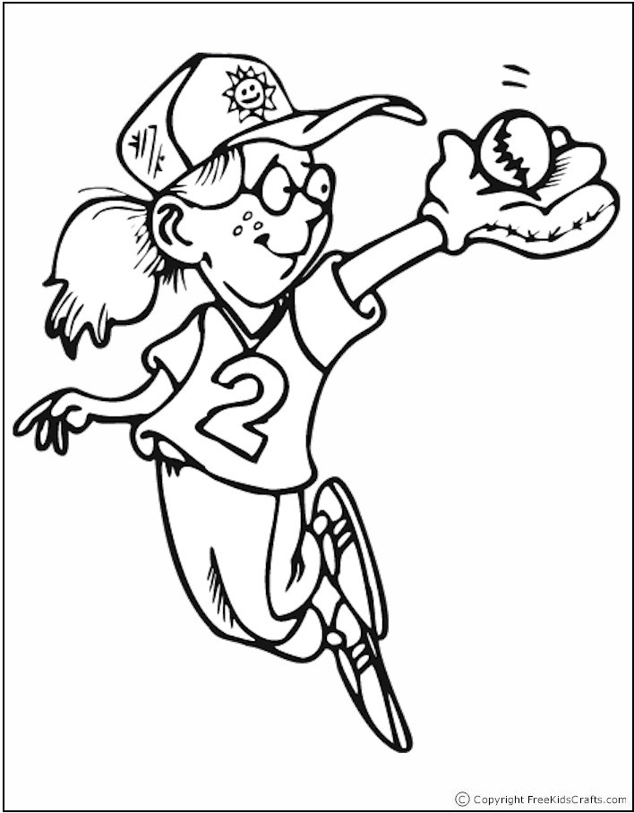 Sports Coloring Pages For Girls
 Sports Coloring Pages