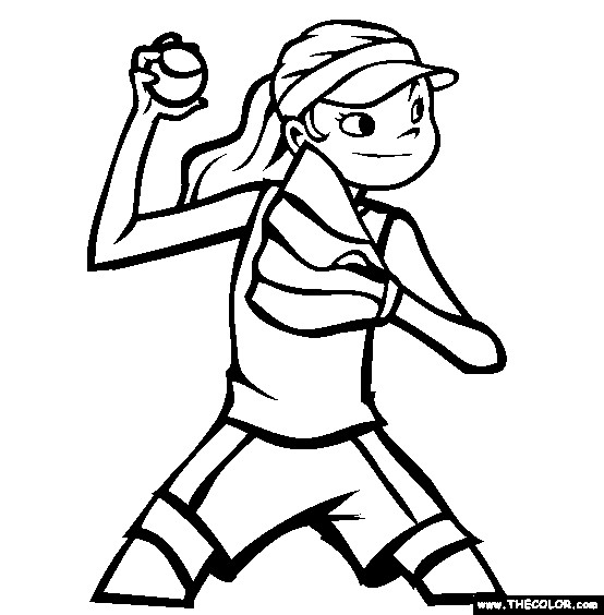 Sports Coloring Pages For Girls
 Sports line Coloring Pages