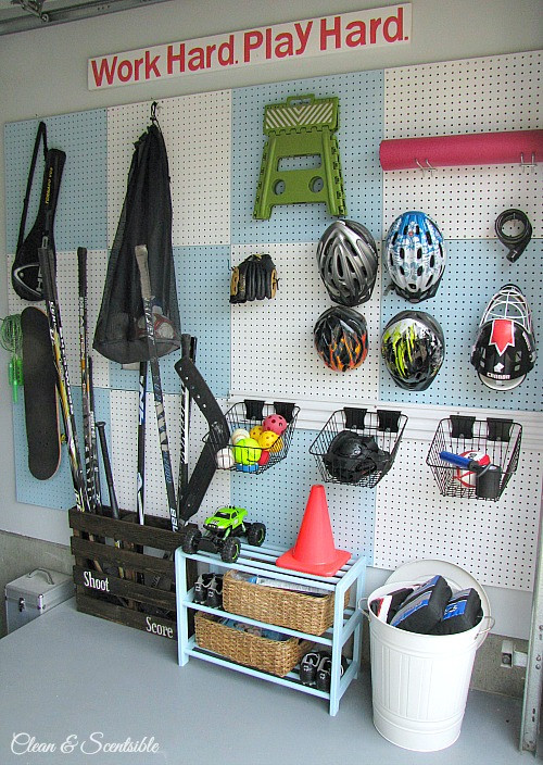 Sports Equipment Organizer For Garage
 Garage Organization Makeover Clean and Scentsible