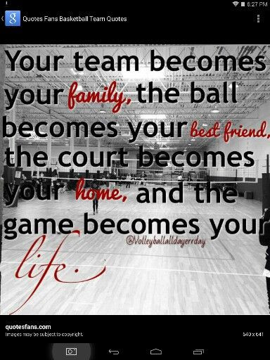 Sports Family Quotes
 The team is your family the ball be es your best friend