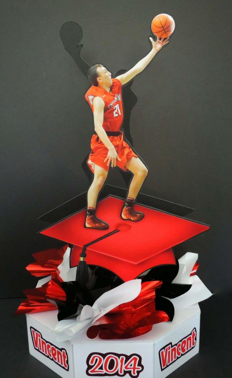 Sports Themed Graduation Party Ideas
 Musing with Marlyss Graduation Centerpiece Gift Card Box