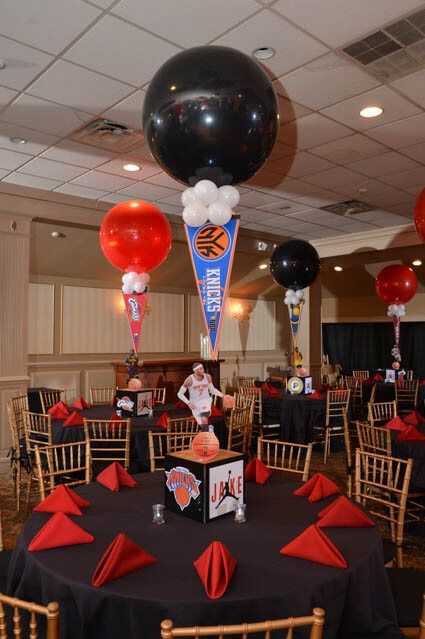 Sports Themed Graduation Party Ideas
 Sports Themed Centerpieces Basketball Themed Bar Mitzvah