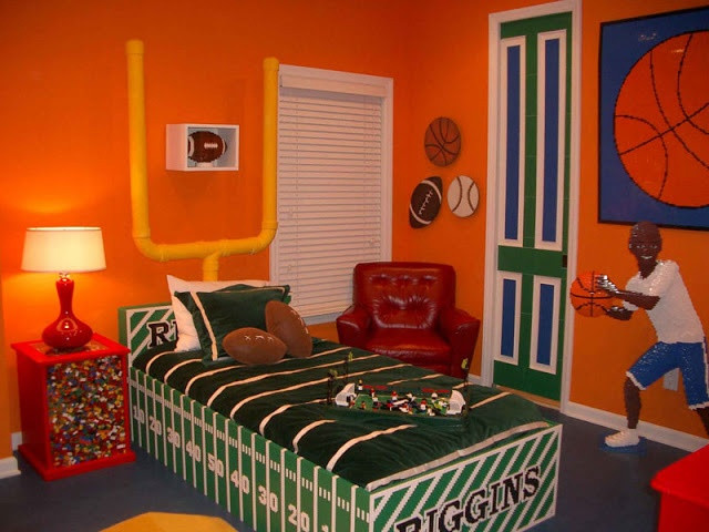 Sports Themed Kids Room
 250 best Sports themed rooms images on Pinterest